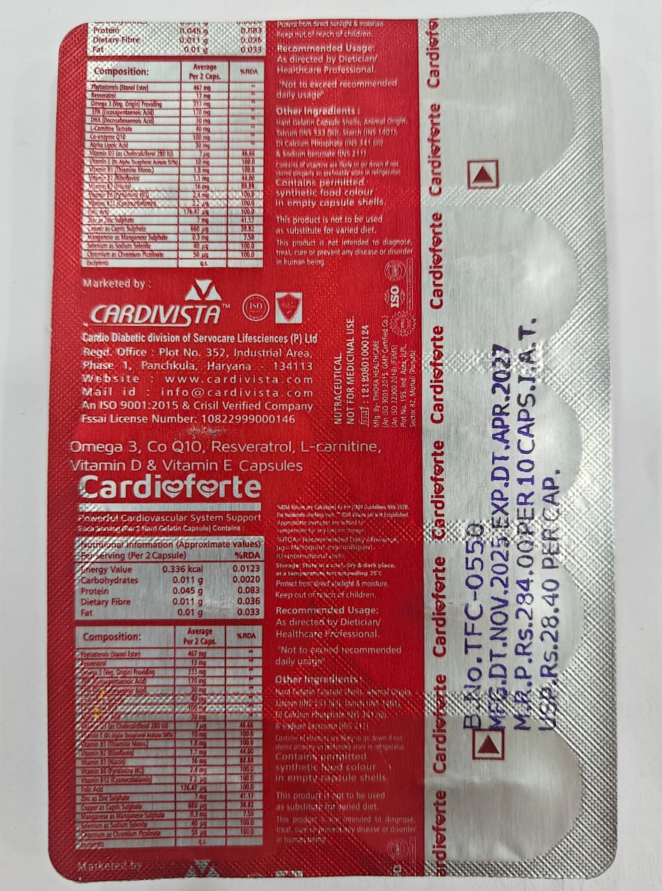 Cardioforte (3*10 Capsules) - Image 2