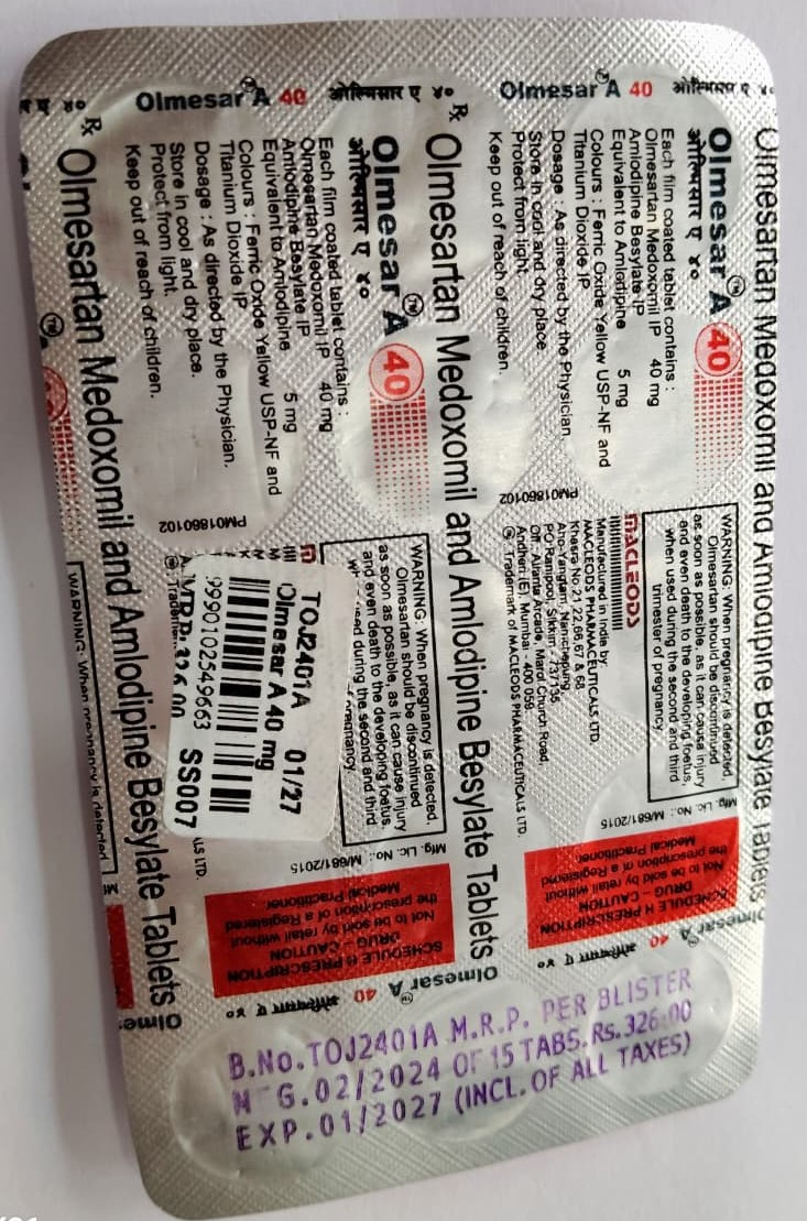 OLMESAR A 40 MG TAB - Image 2