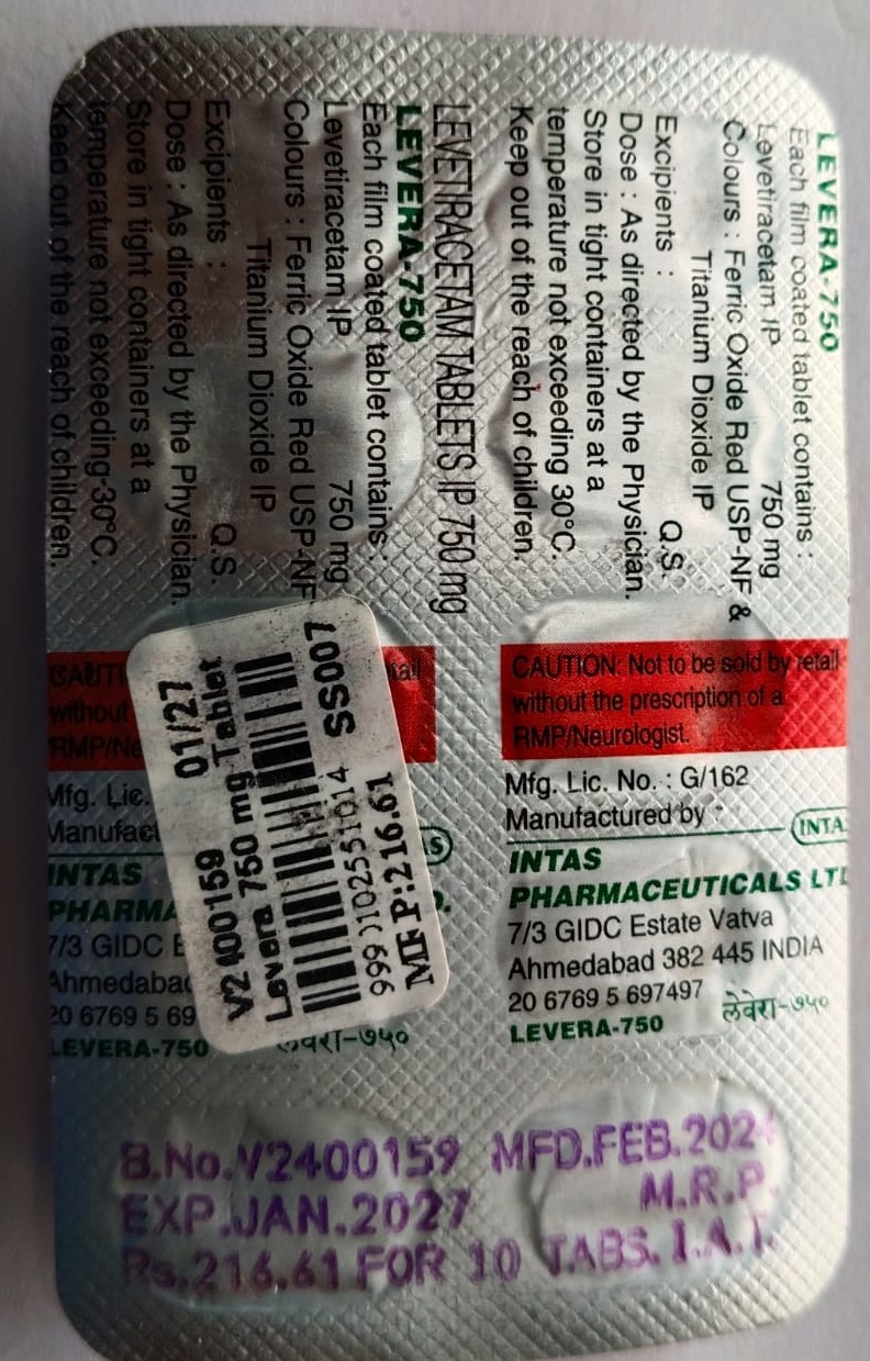 LEVERA 750 MG TAB - Image 2
