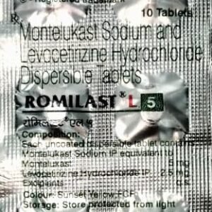ROMILAST L 5 MG TAB